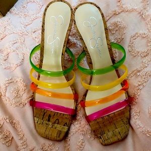 Size 8M Jessica Simpson Oniela Summer Pink Sandals